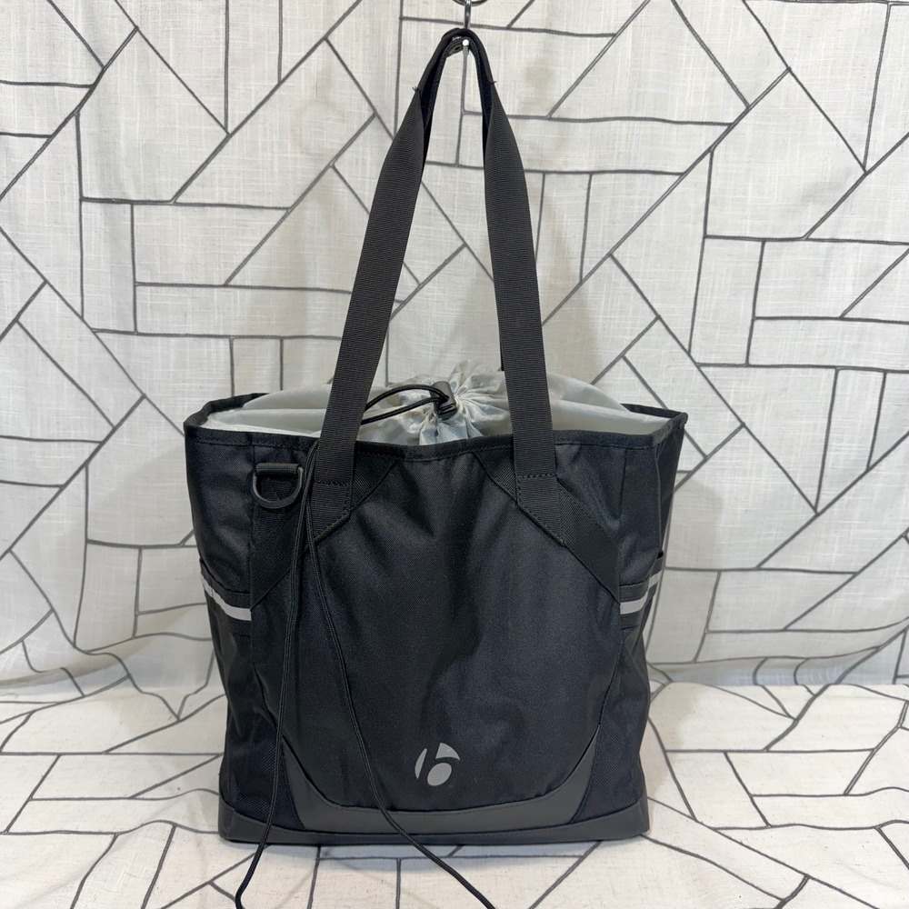 Bontrager City Shopper Pannier Bag OS Black Reflective Bike Tote Bag